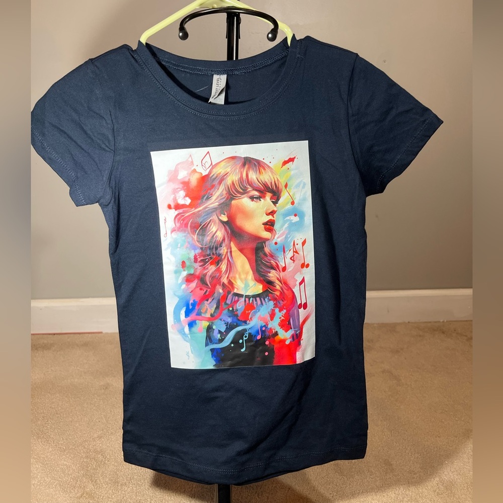 Next Level Apparel Colorful Taylor Swift Kids Tee